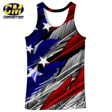 Забавные перья американский флаг печати модные мужские майки топы