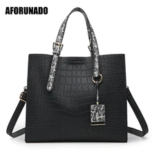Женская сумка-тоут, роскошные сумки, женские сумки, Дизайнерские Сумки из искусственной кожи аллигатора, сумки через плечо для женщин, деловые сумки-мессенджеры