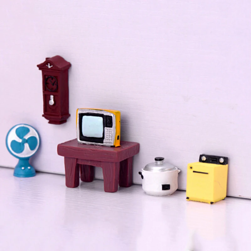 Мини Кукольный дом аксессуары игрушки для детей DIY комната Дети Рождественские