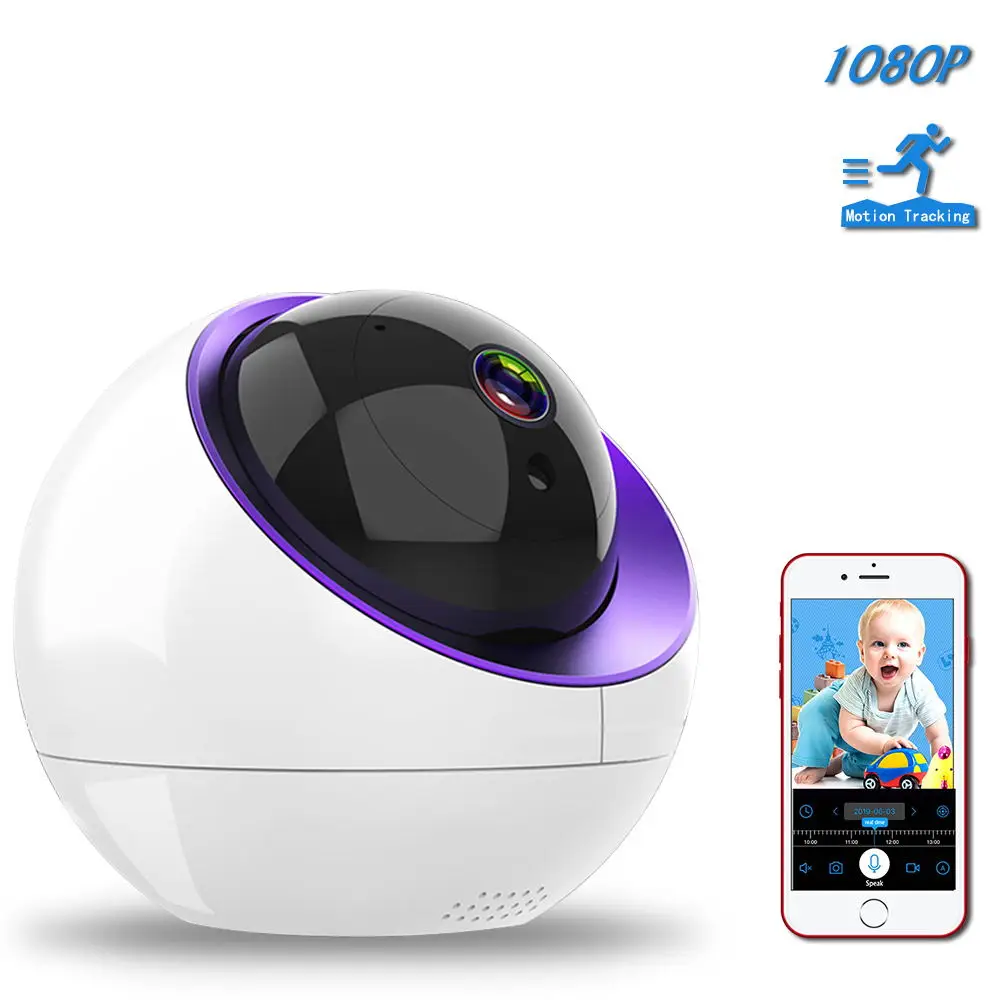 

Wifi Baby Monitor 1080P Babyphone Camera 2 Way Audio Night Vision Auto Tracking Timing Start Switch Security Camera Baby Sitter