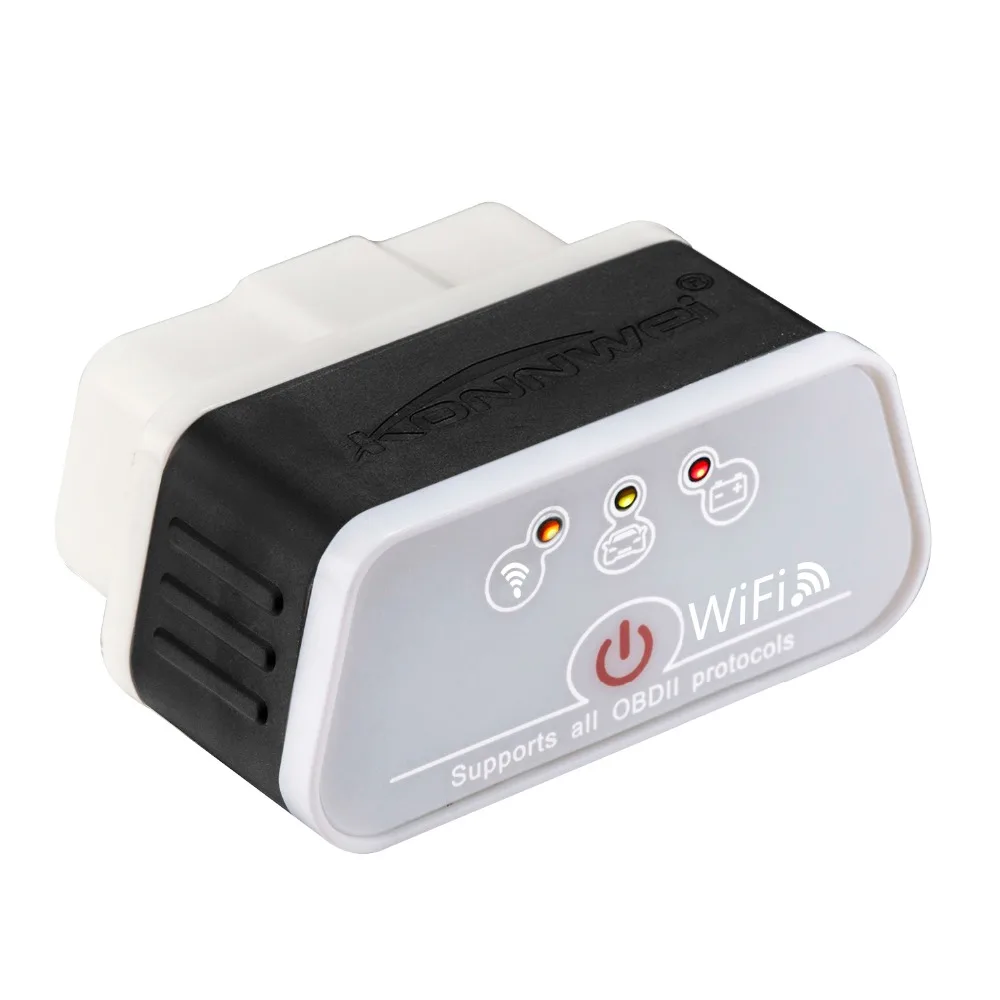 Konnwei KW903 EML327 Wifi V1.5 Авто OBD2 диагностический инструмент ODB 2 Автосканер ELM 327 Wi-Fi OBD2 код ридер для Android/IOS Wi-Fi