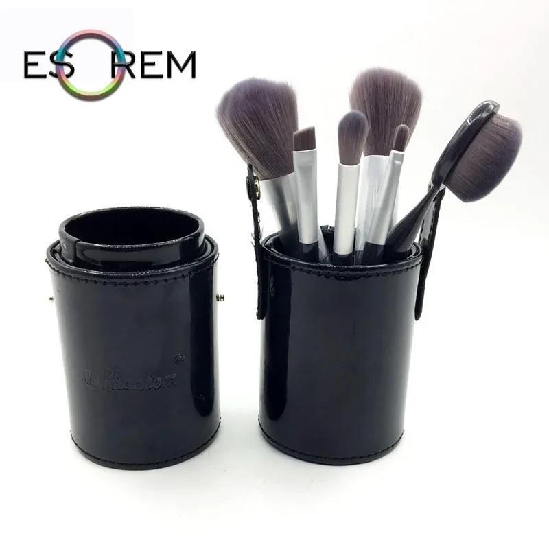 

ESOREM 6pcs Horse Hair Makeup Brushes Synthetic With Cylinder Bag Larger Powder Shader Foundation Brush Pincel Maquiagem 062803