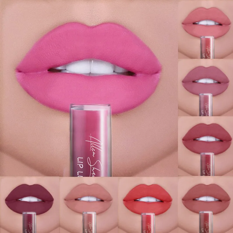 12 Colors Waterproof Lip Tint Long Lasting Lip Stain Red Velvet Lips Makeup Matte Lip Gloss 2