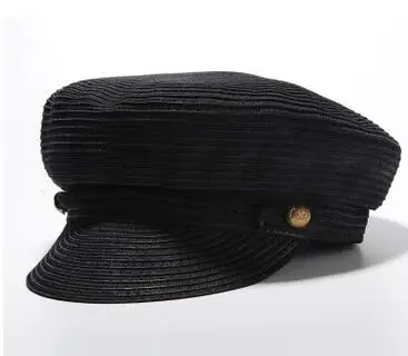 1 шт./лот летние женские шляпа от солнца Бейсбол Кепки Flat Top армия Кепки Для женщин соломенная шляпа пляж шляпа - Цвет: 1