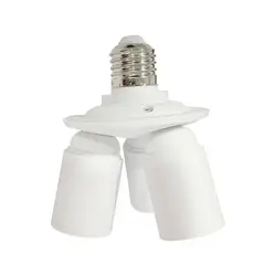 SUNLI дом держатель лампы конвертер E27 до 3 E27 огнестойкий материал E27 лампа база сплиттер адаптер светодио дный конвертер LED держатель лампы