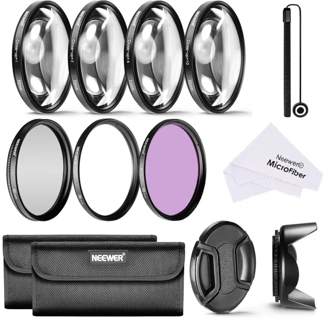 Best Offers Neewer Professional Lens Filter+Close-up Macro Accessory Kit for SONY Alpha Series A99/A77/A65/A58/A57/A55/A390/A100 DSLR