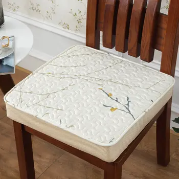 

Plum Blossom Theme Chair Cushion Thickness 12cm Winter Warm Seat Cushion Pad For Dining Computer Home Decor Chair Cushions Mat