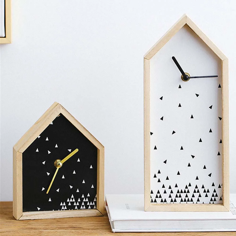 Wooden Desk Clock