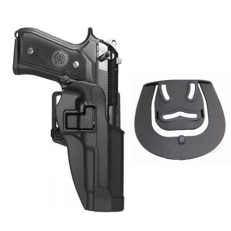 Airsoftsports Tactical Gear Beretta M9 92 96 Gun Case Right Hand Gun Carry Belt Holster Military Combat Pistol Waist Holster
