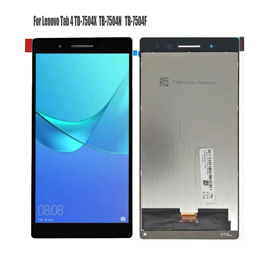 7 дюймов для Lenovo Tab 4 ТБ 7504X LCD 7504N TB 7504x 7504F ЖК дисплей и кодирующий преобразователь