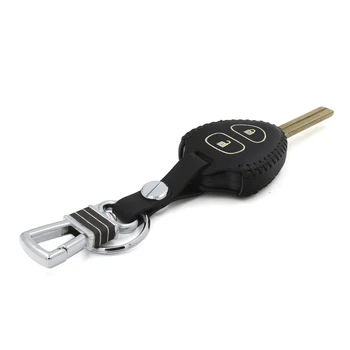 

luckeasy for toyota rav4 2009 2011 2012 venza 2013 corolla 2007 Genuine Leather Car Key case wallet holder remote key cover