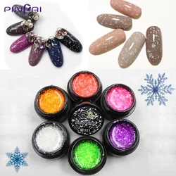 Christmas Nail Art Decoration 8ml Glitter Snowflake UV Gel Nail Polish Winter Xmas Nail Painting Gel Varnish DIY Salon Tips Christmas Nail Art Decoration 8ml Glitter Snowflake UV Gel Nail Polish Winter Xmas Nail Painting Gel Varnish DIY Salon Tips
