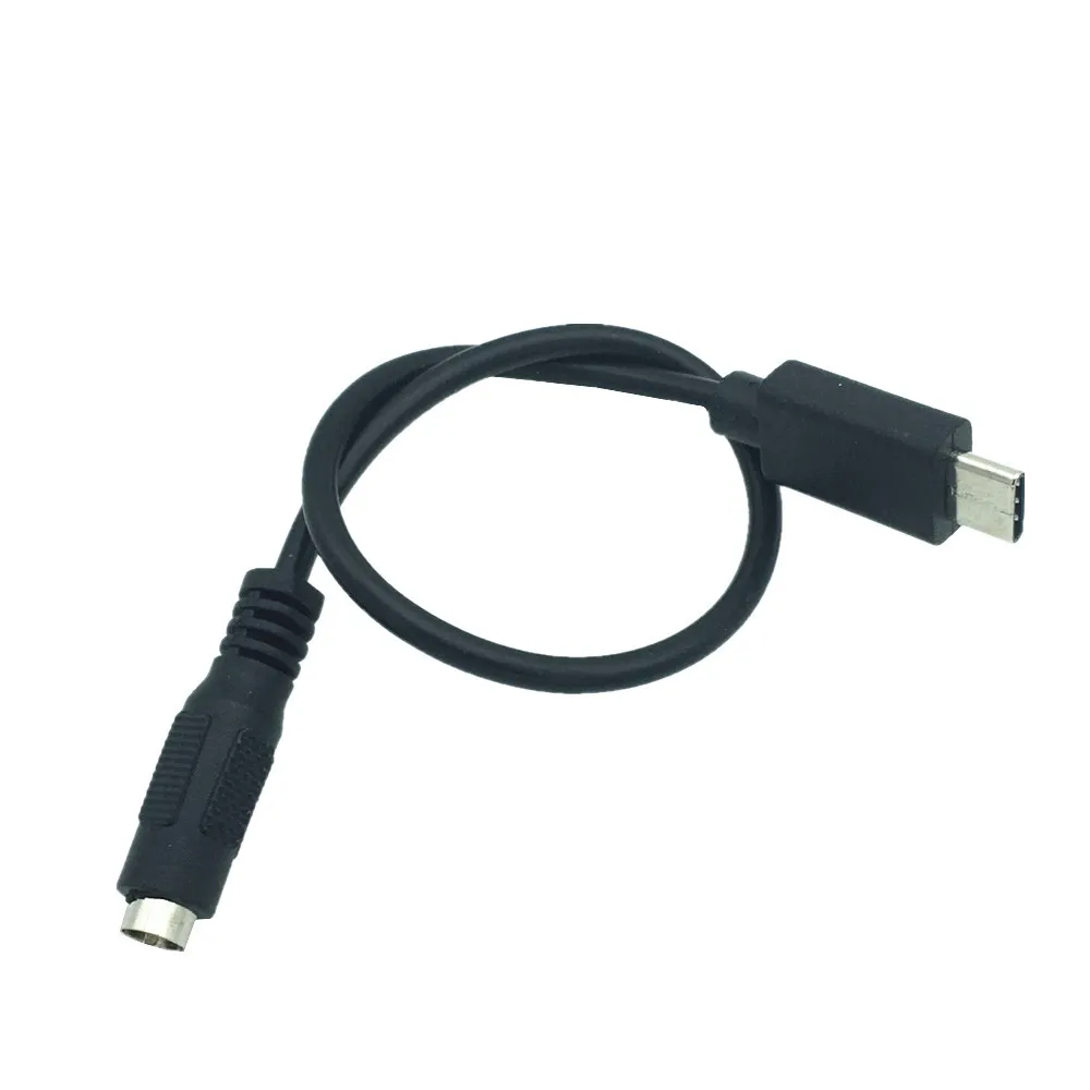USB3.1 type c для подключения к DC 5 5X2 мм переходник с внутренней резьбой адаптер