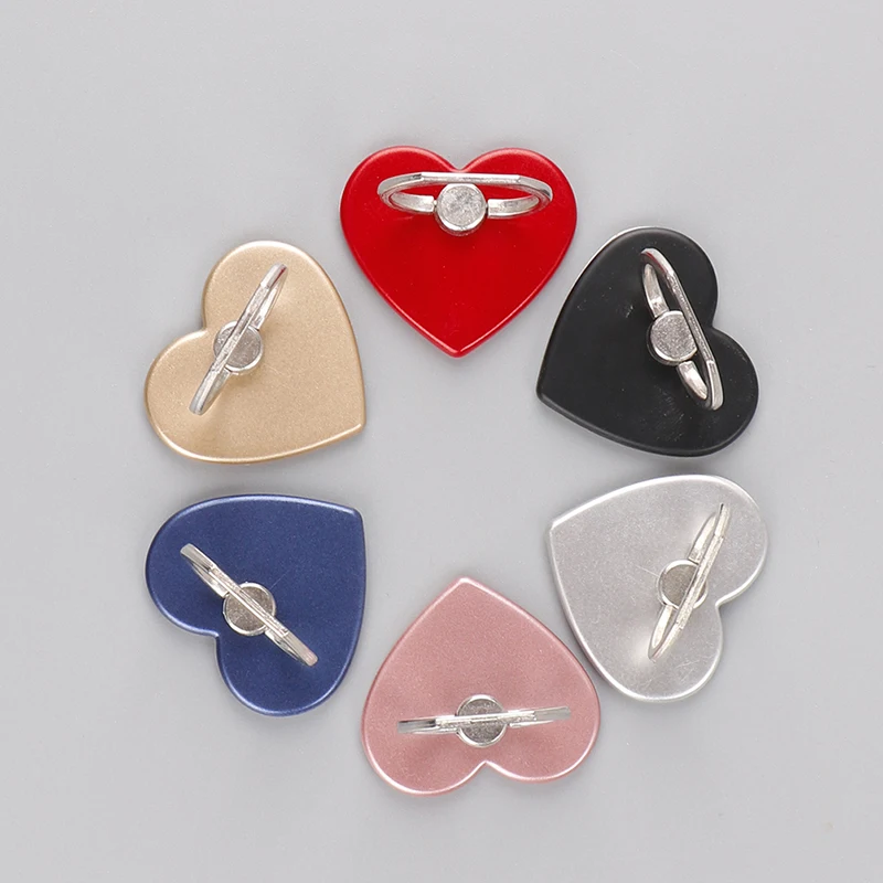 360 degree Love Heart Phone Holder Degree Holder For Phone Ring Handset Bracket For Desktop Tablet For Samsung Huawei Xiaomi