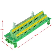 Сервопривод IDC50 к терминальному блоку IDC50 коммутационная плата PLC реле Адаптер C креплением на рейке DIN IDC50 мини Пробойный baord