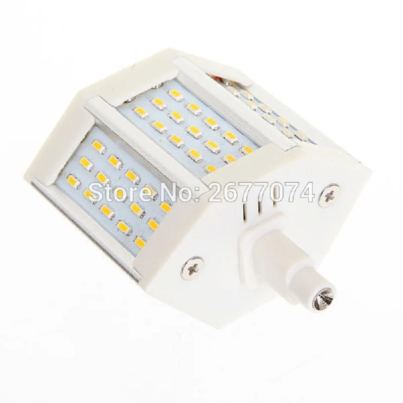

led warm white light color 6W R7S 45SMD 3014 450LM Warm White LED Bi-pin Lights AC85-265V 1PCS JTFL124-1
