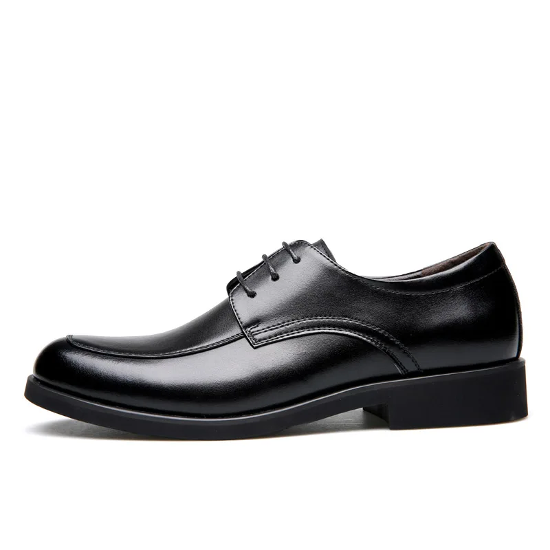 ROXDIA/Мужские модельные туфли из натуральной кожи; деловые мужские туфли на плоской подошве; мужские туфли-оксфорды; размеры 39-44; RXM063