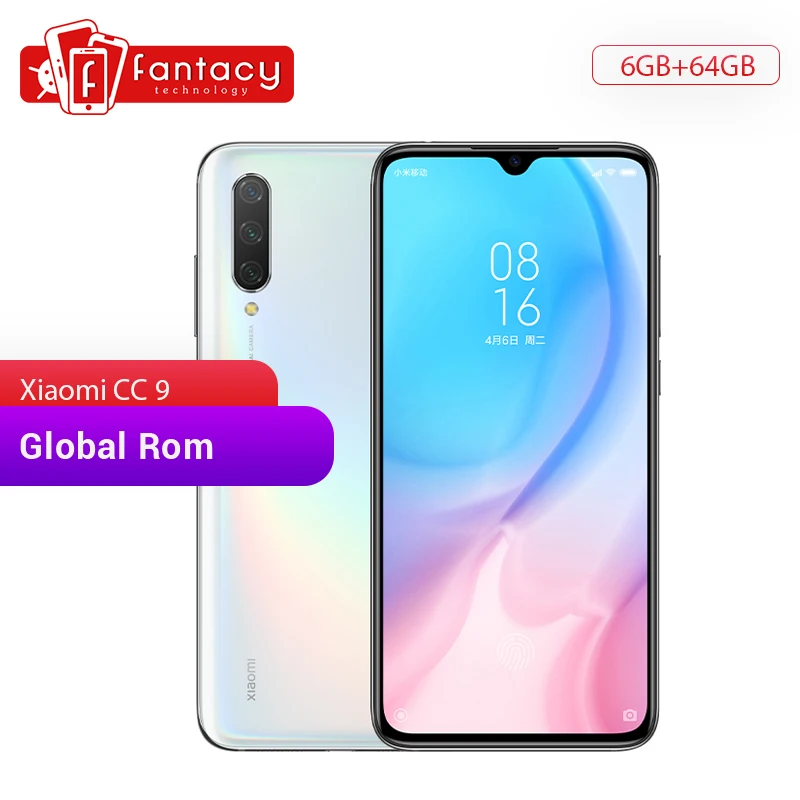 

Global Rom Xiaomi Mi CC9 CC 9 6GB RAM 64GB ROM Mobile Phone Snapdragon 710 Octa Core 32MP Front Camera 6.39" Full Screen