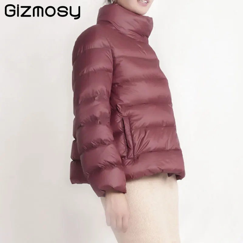 New Women Winter Coat 2018 New Ultra Light White Duck Down Jacket Slim Women Winter Jacket Portable Windproof Down Coat BN5827