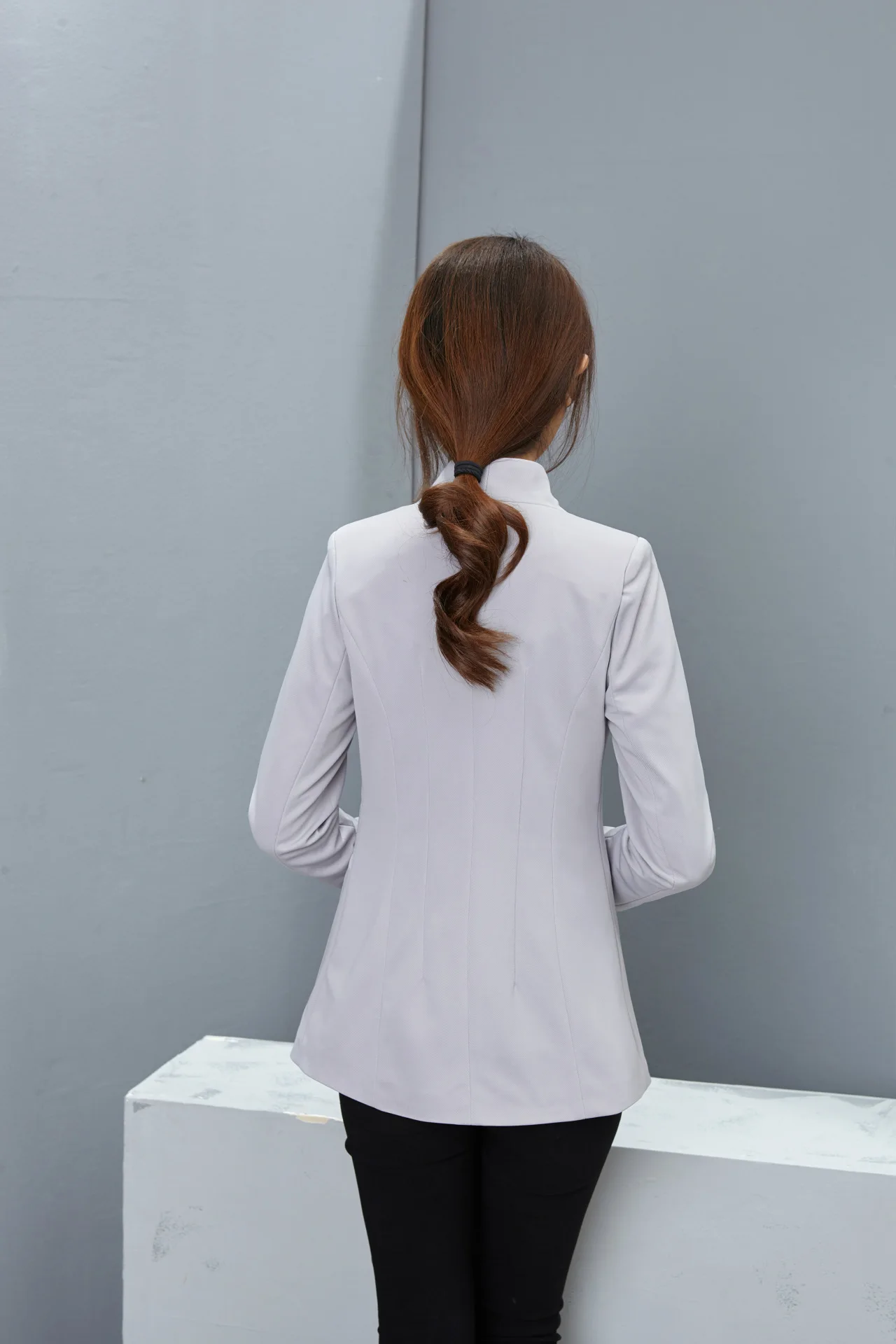 Для женщин ПР Пиджаки женские тонкие костюмы Карамельный цвет пальто с длинным рукавом One Button верхняя одежда 2018 Новая мода Повседневная