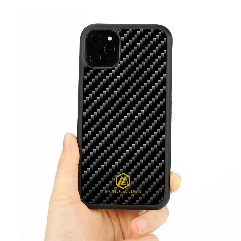 MONOCARBON Genuine Carbon Fiber Case for iPhone 11