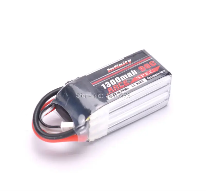 

1300mah 14.8V 90C 4S1P Race Spec Lipo Battery Rechargeable Lipo Battery For Infinity 1300Mah RC Multirotor Quadcopter Helicopter