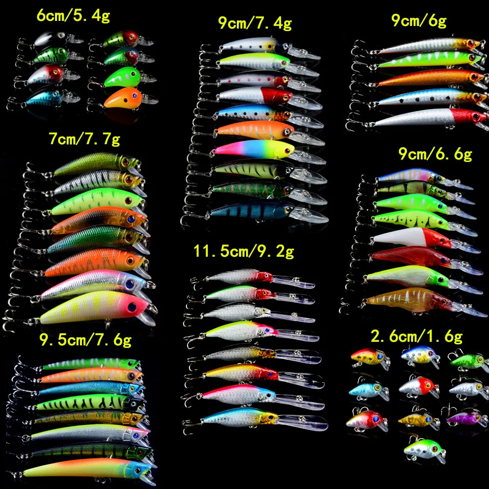 Buy LINGYUE Fishing Lures Mixed 8 Different Style