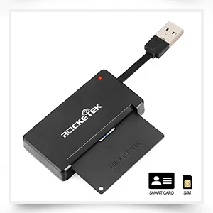 Rocketek USB 2,0 считыватель смарт-карт CAC ID, банковская карта, sim-карта cloner разъем кардридер адаптер ПК компьютер ноутбук аксессуары