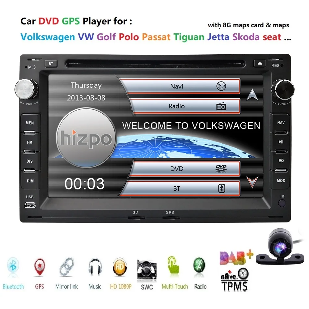 7 дюймов Авторадио 2 din Автомобильный dvd плеер для VW PASSAT B5 MK5 Skoda Superb Seat leon IBIZA GOLF MK4 IV