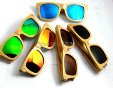 DAOYING Wholesale wood sunglasses(30pcs) New Bamboo sunglasses&Wood sunlasses with polarized lens DHL free shipping