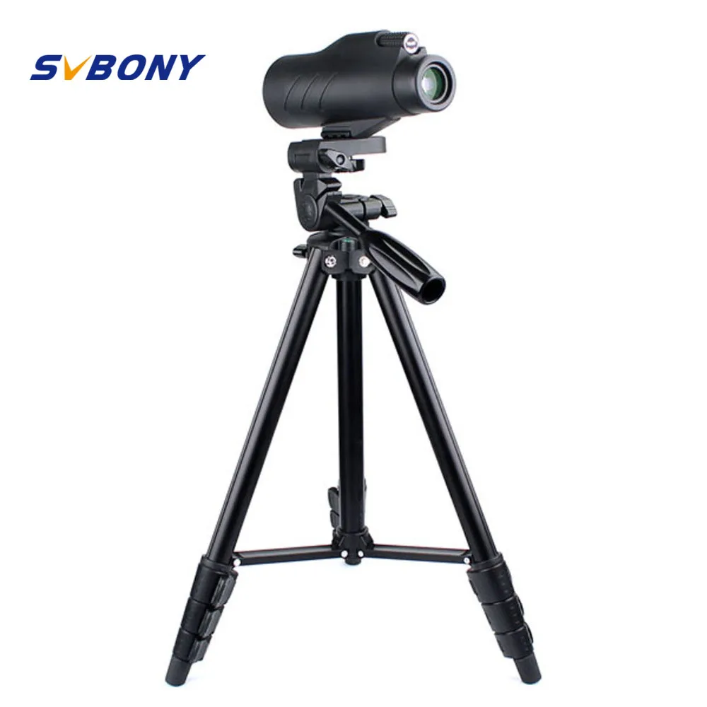 

SVBONY 10x50 Monocular Telescope Zoom BAK4 Prism Waterproof MC for Hunting Camping Hiking w/Hand Strap Phone Adapter+Tripod