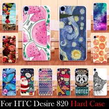 Para htc desire 820 d820 d820u d820t caso de plástico rígido caso tampa do telefone móvel diy cor paitn celular saco shell