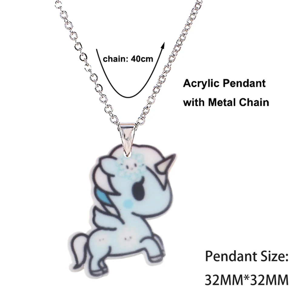 Menglina Fashion Acrylic Cute Cartoon Horse Necklaces For Little Girl Silver Tone Chain Resin Pendant Necklace Choker Jewelry Menglina Fashion Acrylic Cute Cartoon Horse Necklaces For Little Girl Silver Tone Chain Resin Pendant Necklace Choker Jewelry