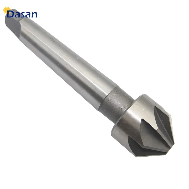 1pc 30mm 90 Degree Morse Taper Shank Metal Countersink Bit Charmfer