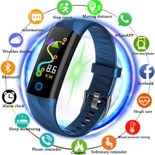 LIGE спортивный смарт-браслет монитор сердечного ритма кровяное давление фитнес-трекер Смарт-часы мужские смарт-браслет для ios android+ коробка