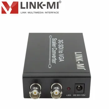 

LINK-MI SVG1 BNC SDI to VGA Scaler Converter With Auto Video Mode Detection 3G/HD/SD VGA Output Resolution SDI Transmission 150m