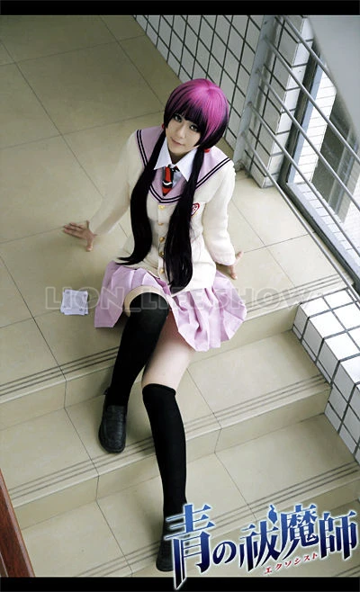 Ao no Blue Exorcist Kamiki Izumo Moriyama Shiemi школьная форма карнавальный костюм| |