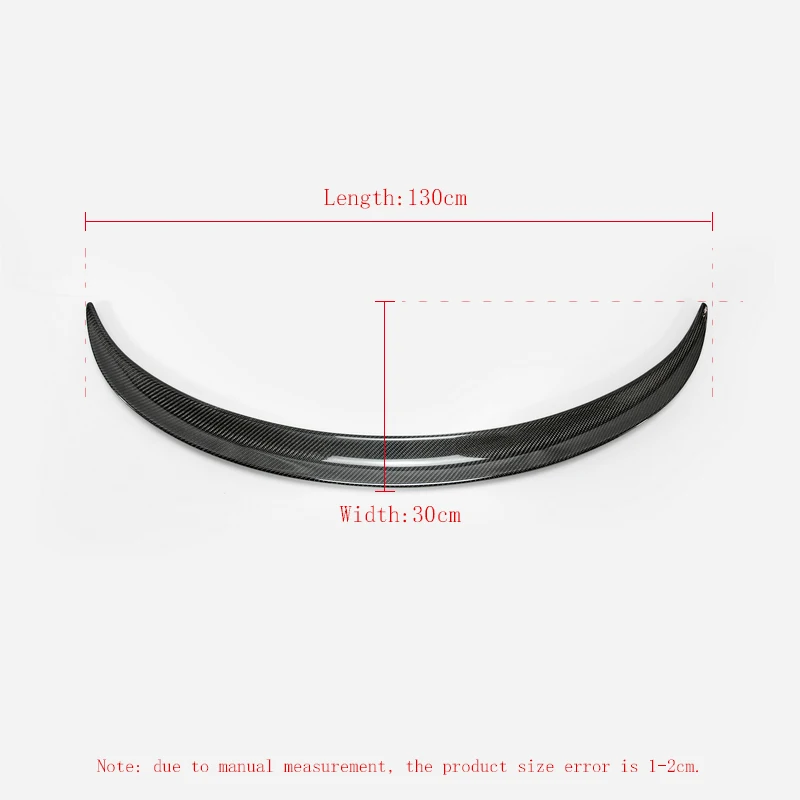

Car Accessories For F56 Mini Cooper S Mon Style Carbon Fiber Rear Roof Spoiler Add On (S Only) Glossy Finish Trunk Wing Body Kit