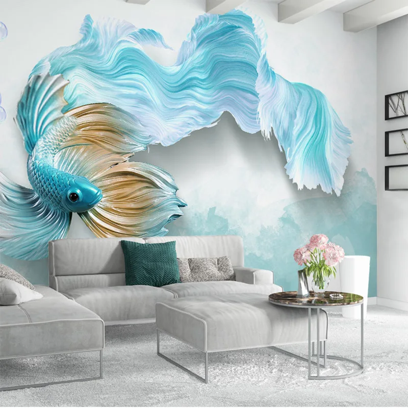 Custom 3D Mural Wallpaper Modern 3D Abstract Blue Peacock TV Background Mural Living Room Bedroom Waterproof Mural Wallpaper Custom 3D Mural Wallpaper Modern 3D Abstract Blue Peacock TV Background Mural Living Room Bedroom Waterproof Mural Wallpaper