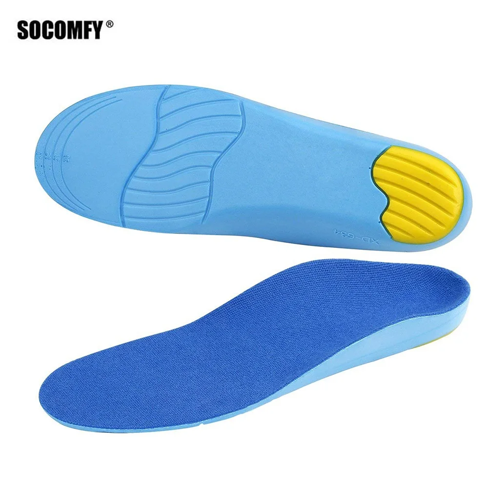 

SOCOMFY Children Sport Insoles For Kid Flat Foot Arch Support Orthotic Shoe Pads Comfortable Shock Absorption Feet Care Insoles