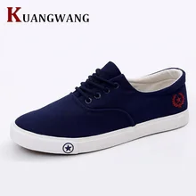 Nuevo hombre de La Manera Zapatos Planos Clásicos Zapatos de Lona Respirables Mens Trainers Pisos Casual Zapatos de Los Hombres Para Los Adultos Zapatos De Hombre