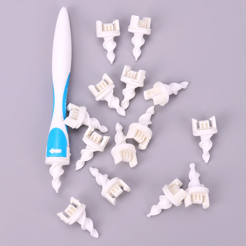 1 Set/16 Tips Ear Care Ear Cleaner Earpick Swab Easy Earwax Removal Soft Spiral Cleaner Prevent Ear Pick Clean Tool