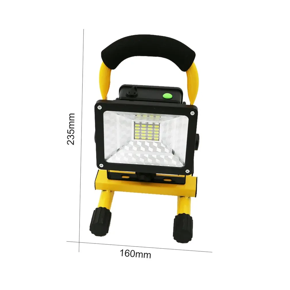 2400LM LED Portable Spotlight Camping Light Searchlight Rechargeable Handheld Work Light Portable Lantern