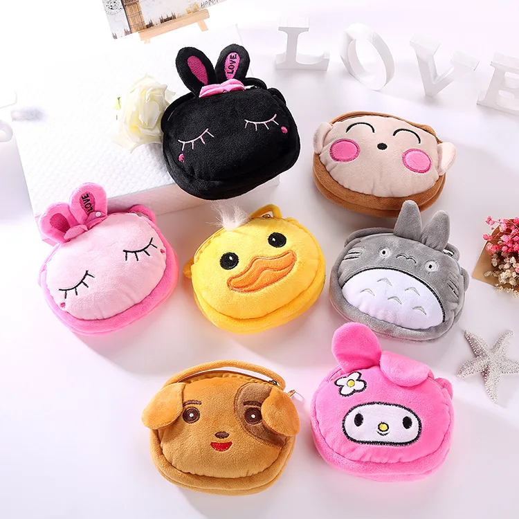 

Cute baby child Plush backpacks small Cute Cartoon anime schoolbag Children's backpack Single shoulder slant bag