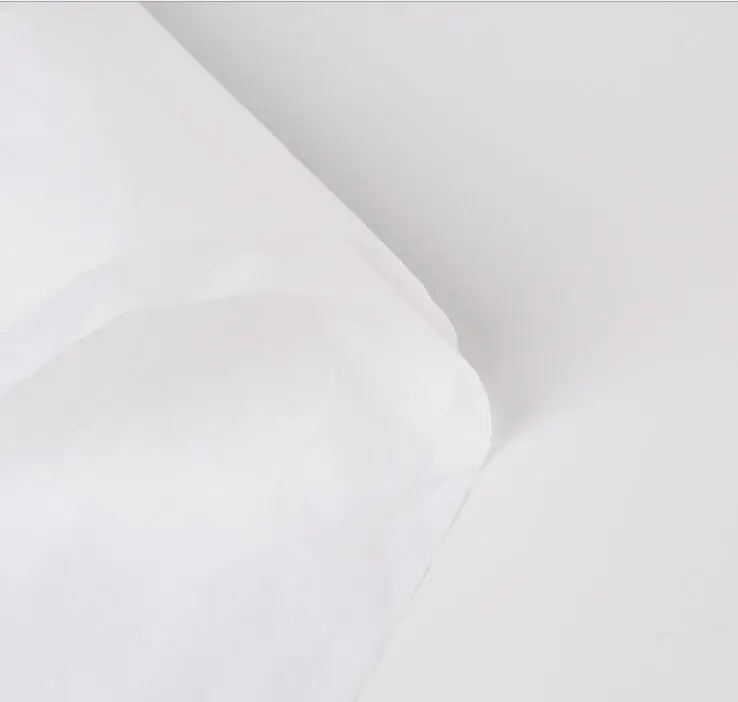 75 х 50 см Бумага серии цветы Упаковочная Бумага на подкладке с тонкими букеты Мода - Цвет: Белый