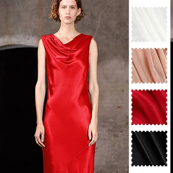 

145CM Wide 280G/M Weight Solid Color 45% Rayon 55% Regenerated Fiber Fabric for Summer and Spring Dress Coat Jacket E772