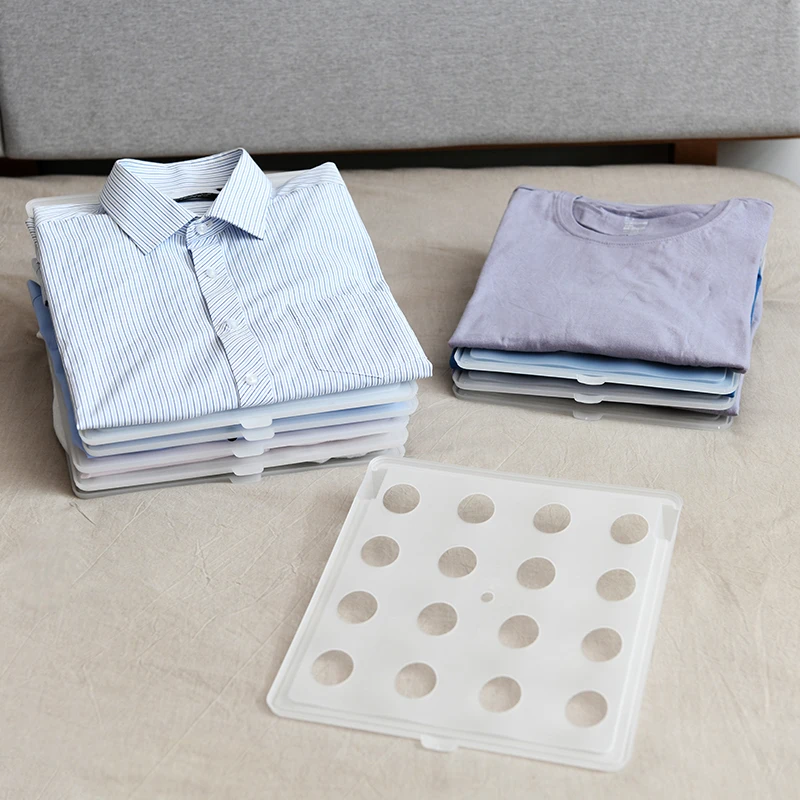 

10Pcs/Set Creative Clothes Organizer Fast Fold Board Multifunction Practical Clothing Folding Wardrobe Organizer Cabinet Holders