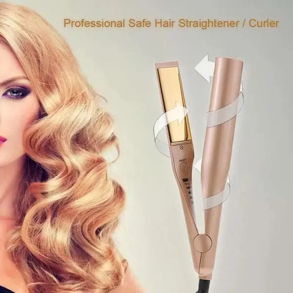 

2 IN 1 Mestar Iron Pro Automatic Rotating Roller Hair Curler Heating Automatic Ceramic Curling Iron Magic Hair Styling Tool