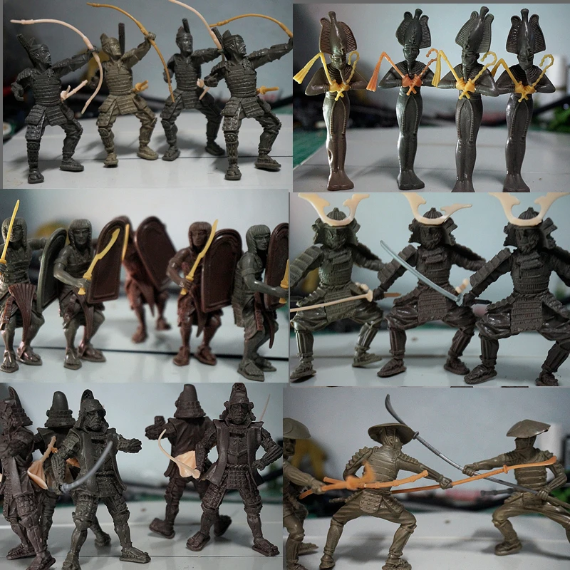 

3.75-inch Warring States Martial Arts Doll Tabletop Display Collection Model Special Die-cast PVC