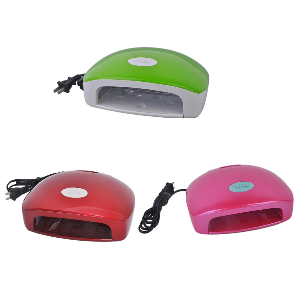 

Hot! 12W LED Nail Dryer Curing Lamp Machine Nail Art Tool Automatic Timer for UV Gel Nail Polish Fast Drying